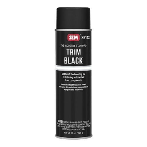 Trim Black 39143 Trim Paint, 15 oz Aerosol Can, Black