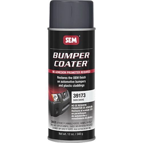 Bumper Coater 39173 Trim Paint, 16 oz Aerosol Can, Dark Smoke