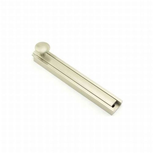 Ives Commercial 40B154 Solid Brass 4" Modern Surface Bolt Satin Nickel Finish
