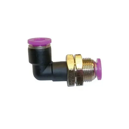 90 Degree Tube Fitting, 1/4 in Push Connect, For Polyvance Air and Nitrogen Welders