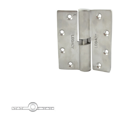 Brixwell 1059SSRHFL Cam Lift Mortised Hinge Stainless Steel