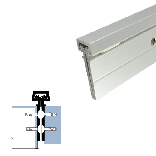 36" Full Mortised Continuous Hinge Clear Anodized3