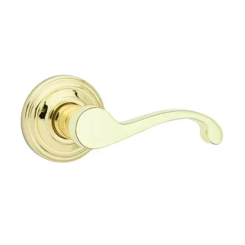 Commonwealth Lever Interior Dummy Handleset Trim, Bright Polished Brass