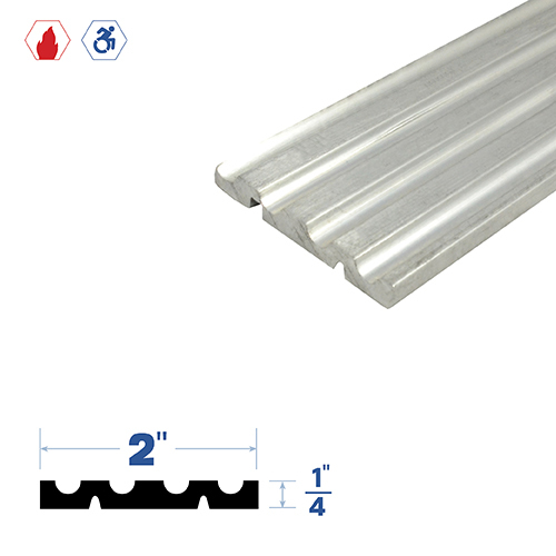 Adjustable Threshold (2" by 1/4") Mill Aluminum