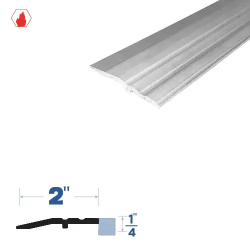 84" Half Saddles (2" by 1/4") Mill Aluminum7