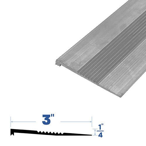 48" Threshold (3" by 1/4") Mill Aluminum4