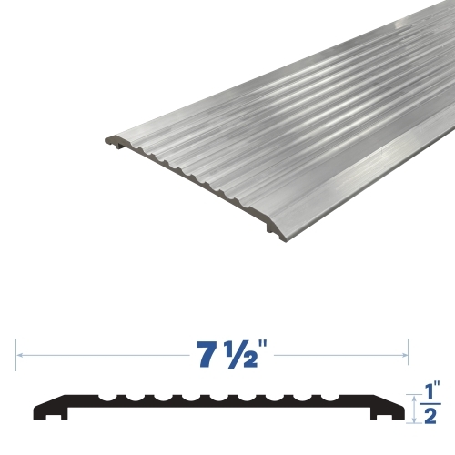 48" Threshold (7-1/2" by 1/2") Mill Aluminum4