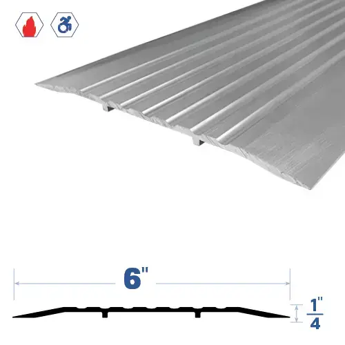 72" Threshold (6" by 1/4") Mill Aluminum6