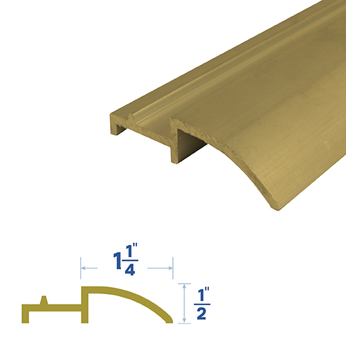 Beveled Edge for 1/2" Overall Height Architectural Bronze