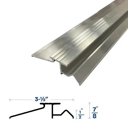 48" Threshold (3-1/2" by 7/8") Mill Aluminum4