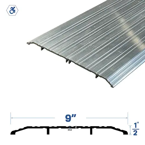 84" Threshold (9" by 1/2") Mill Aluminum7