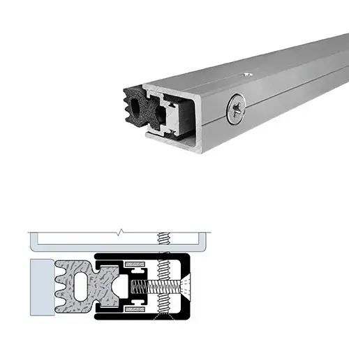 84" Adjustable Sealing System (1-5/8" by 29/32") White Powder Coat7