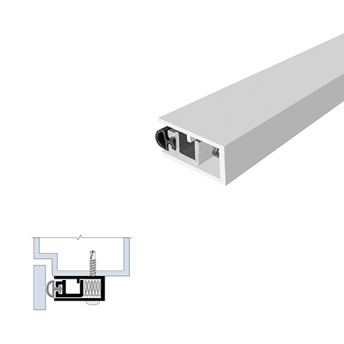 84" Self-Adjusting Sealing System (1" by 1/2") Clear Anodized7