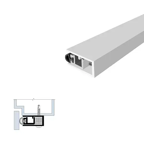 84" Self-Adjusting Sealing System (1" by 1/2") White Powder Coat7