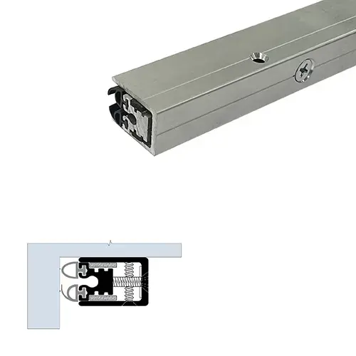 72" Gasketing (1-1/2" by 29/32") White Powder Coat6