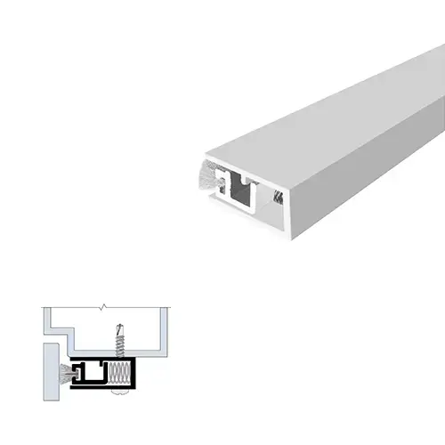 36" Self-Adjusting Sealing System (1" by 1/2") Clear Anodized3