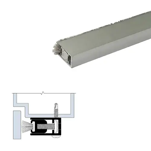 84" Self-Adjusting Sealing System (1-1/8" by 1/2") White Powder Coat7