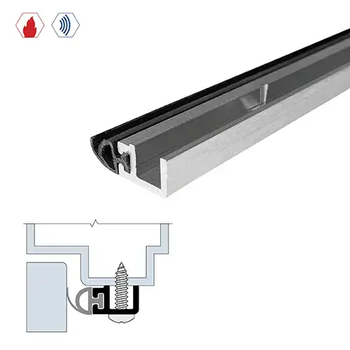 Mechanically Fastened Gasketing (11/16" by 11/32") Mill Aluminum