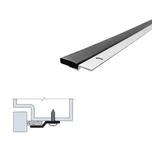 Gasketing (7/8" by 3/16") Dark Bronze Anodized Aluminum