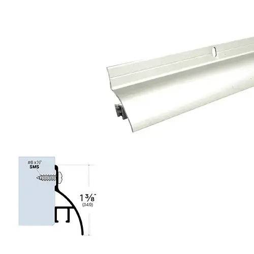 36" Bottom of Door Rain Drip (9/16" by 1-3/8") Clear Anodized3