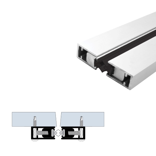 72" Meeting Stile (7/8" by 1/2") Clear Anodized6