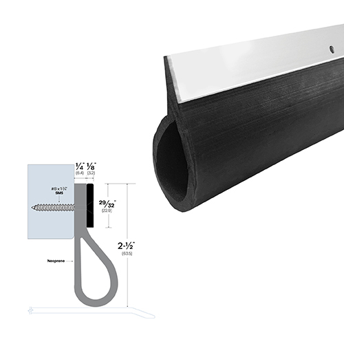 84" Door Sweep (3/8" by 2-1/2") Stainless Steel7