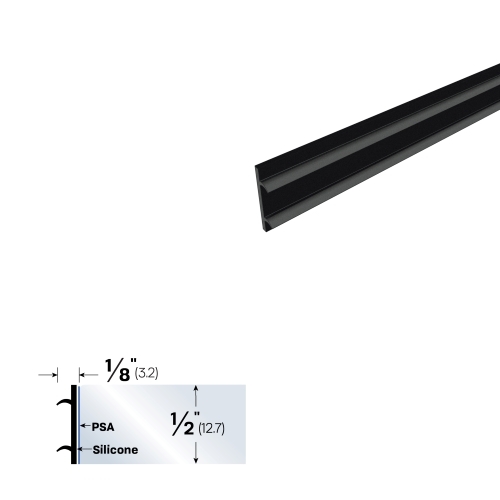 Meeting Stile (1/8" by 1/2") White Silicone