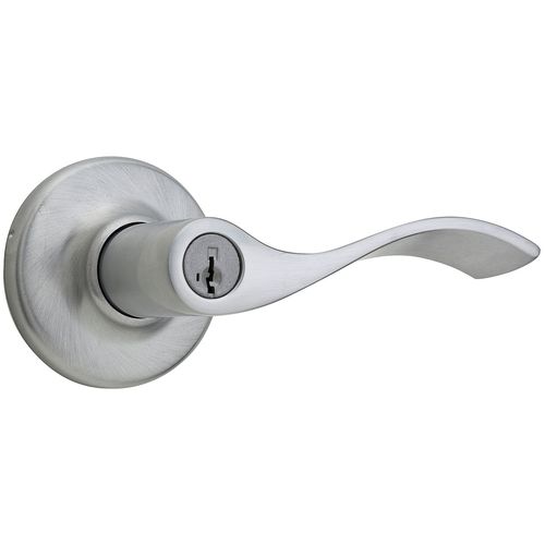 Kwikset 405BL-26DSV1 Balboa Entry Door Lock SmartKey with New Chassis and 6AL Latch and RCS Strike Satin Chrome Finish
