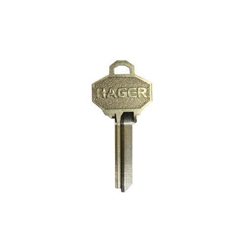 Hager 165065 3907 H1 KEY BLANK - Key Blank H1