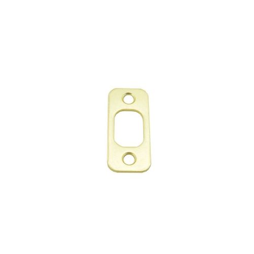 Schlage J Dexter Series 10103605 Radius Deadbolt Strike Bright Brass Finish