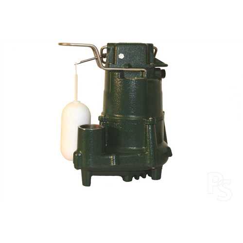 ZOELLER 98-0001 Flow-Mate M98 0.5 hp. Submersible Effluent or Dewatering Automatic Pump