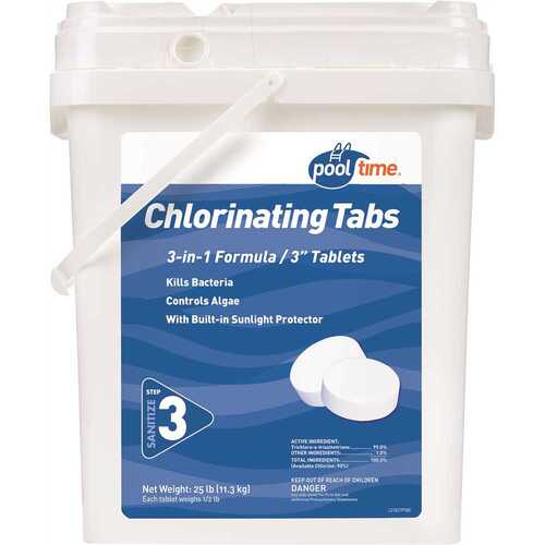 Pool Time 21827PTM 35 lbs. Chlorinating Tablets
