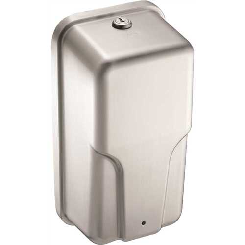 Wall Mounted Automatic Liquid Soap and Gel Hand Sanitizer Dispenser in Stainless Steel Battery Operated
