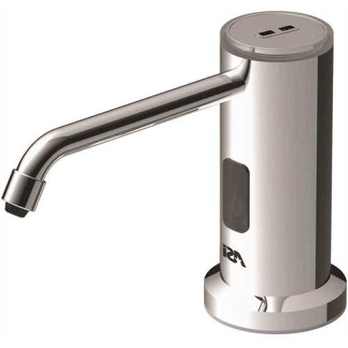 Countertop 50.7 oz Automatic (AC) Foam Soap Dispenser in Stainless Steel Bright