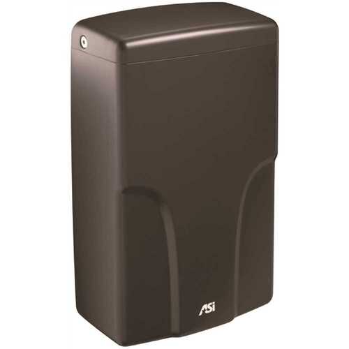 TURBO-Pro ADA Compliant Automatic High Speed Matte Black Electric Hand Dryer (120-Volt) with HEPA Filter