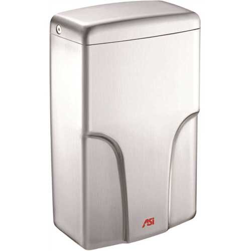TURBO-Pro Automatic High Speed Stainless Steel Electric Hand Dryer (120-Volt) with HEPA Filter