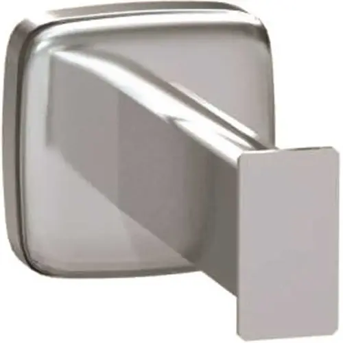 Wall Mounted Towel/Robe Knob Hook in Polished Steel Bright