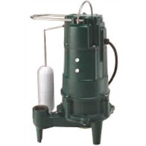 ZOELLER 803-0001 1/2 HP Sewage/Effluent Grinder Pump