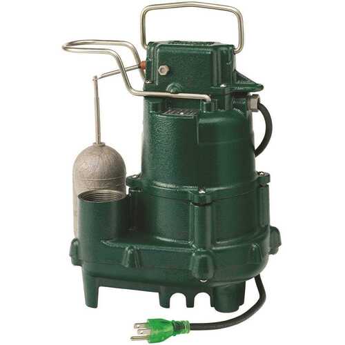ZOELLER 95-0001 1/2 HP Submersible Sump Pump System