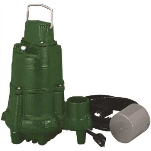 ZOELLER 98-0005 1/2 HP Submersible Sump Effluent Pump