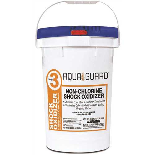 AQUAGUARD 30050AGD 50 lbs. Non-Chlorine Shock Oxidizer Pool Shock