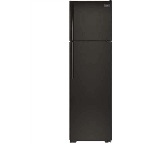17.5 cu. ft. Built in and Standard Top Freezer Refrigerator in Black