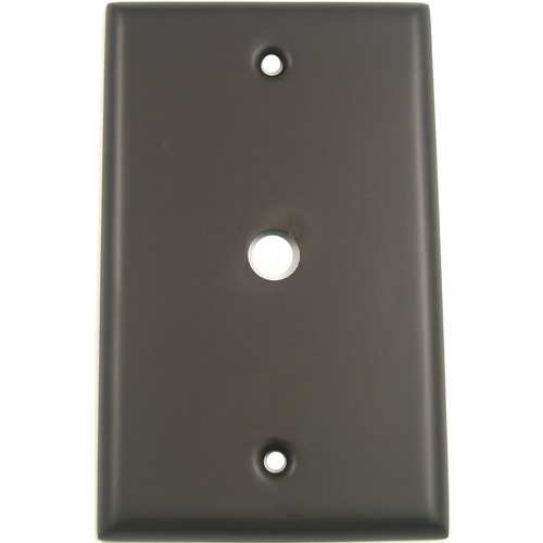Single Cable Switch Plate Oil Rubbed Bronze Finish