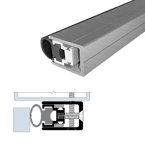 84" Aluminum Adjustable Sealing System (1-5/8" by 29/32") Stainless Steel7