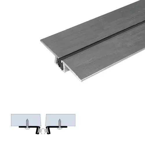 84" Door Sweep (1-1/4" by 3/8") Mill Aluminum7