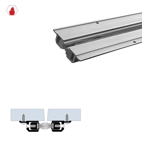 84" Door Sweep (9/16" by 1-5/16") Clear Anodized7