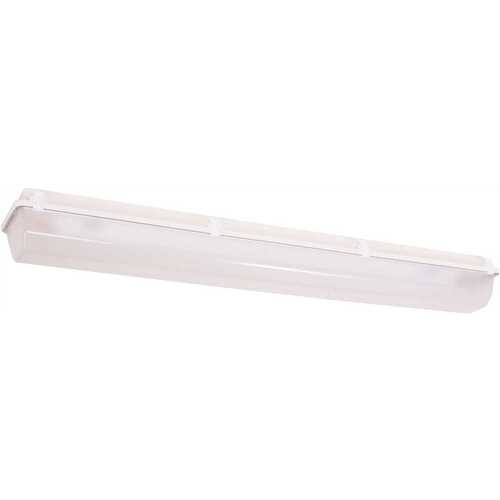 Led Parking Garage Enclosed And Gasketed Fixture, 4 Ft., 4000K, High Lumen, Frosted Acrylic, Fixed Output