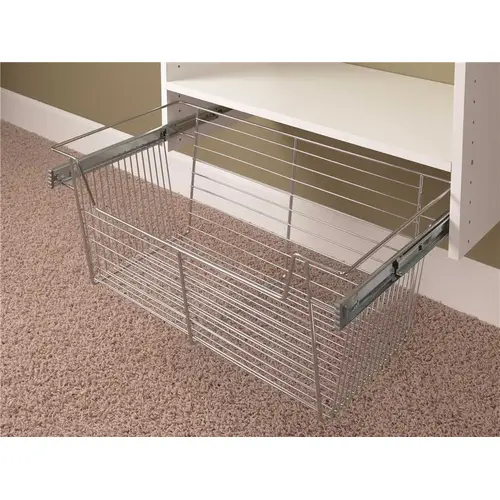 The Stow Company 3580603 11" CHROME SLIDING BASKET