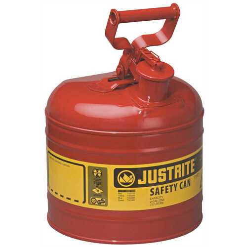 JUSTRITE MFG CO 3561276 SFTY CAN 2 GAL RED