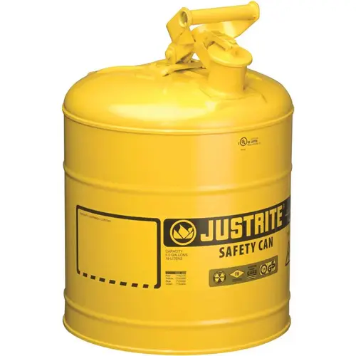 JUSTRITE MFG CO 3561261 SFTY CAN 5 GAL YEL